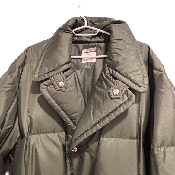 Bogner Vintage made in Western Germany green long parka Down filled size EU48 - Picture 5 of 16